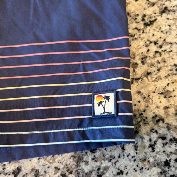 Marine Layer Striped Board Short 6.5" - 32 - Picture 4 of 4